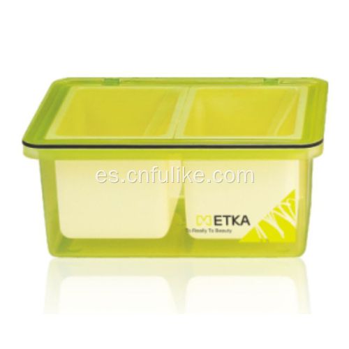 Caja de condimentos de plástico para cocina casera moderna